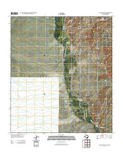 Las Conchas 2012 topographic map thumbnail