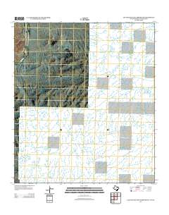 Las Vegas De Los Ladrones SW 2013 topographic map thumbnail