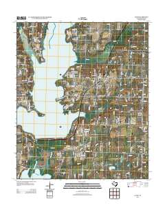 Lavon 2013 topographic map thumbnail
