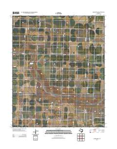 Lazbuddie 2012 topographic map thumbnail