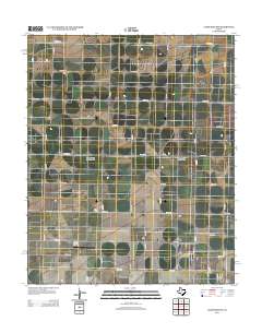 Lazbuddie SW 2012 topographic map thumbnail