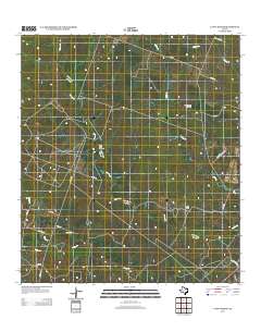 Lazy F Ranch 2013 topographic map thumbnail