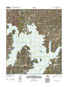 O.H. Ivie Reservoir 2013 topographic map thumbnail