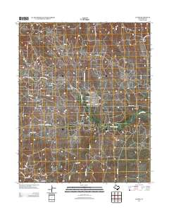 Lefors 2012 topographic map thumbnail