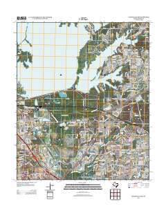 Lewisville East 2013 topographic map thumbnail