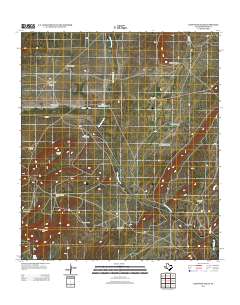 Lightning Hills 2012 topographic map thumbnail