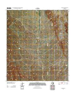 Lobo SW 2012 topographic map thumbnail