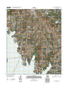 Lone Oak South 2012 topographic map thumbnail
