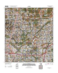 Longhorn 2013 topographic map thumbnail
