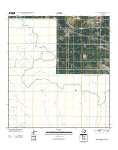 Los Ebanos NW 2013 topographic map thumbnail