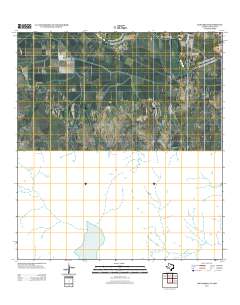 Los Garzas 2013 topographic map thumbnail
