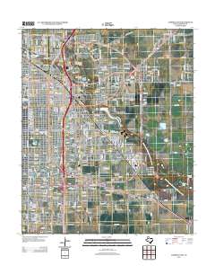 Lubbock East 2012 topographic map thumbnail