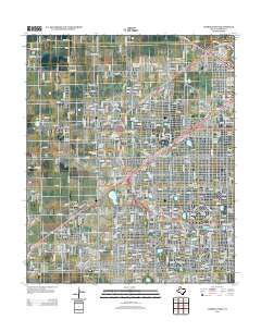 Lubbock West 2012 topographic map thumbnail