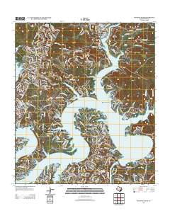 Mansfield Dam 2013 topographic map thumbnail