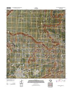 McCamey North 2012 topographic map thumbnail