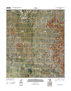 McCamey South 2013 topographic map thumbnail