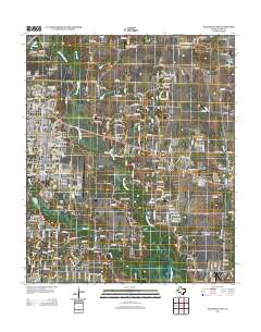 McKinney East 2013 topographic map thumbnail