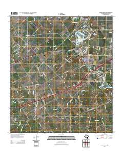 McQueeney 2013 topographic map thumbnail