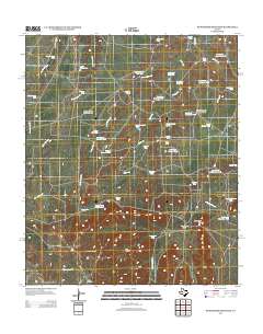 McWhorter Mountain 2012 topographic map thumbnail