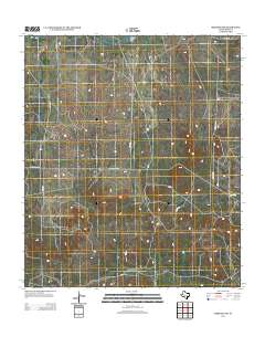 Mertzon SW 2012 topographic map thumbnail