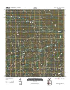 Mesteno Creek North 2013 topographic map thumbnail