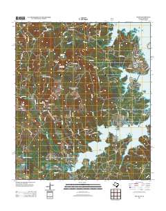 Milam 2012 topographic map thumbnail