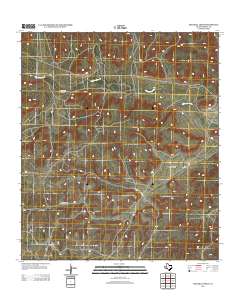 Mitchell Draw 2012 topographic map thumbnail