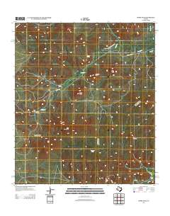 Mitre Peak 2012 topographic map thumbnail