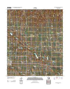 Muenster East 2013 topographic map thumbnail