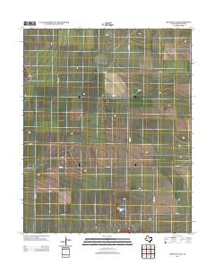 Mustang Lake 2012 topographic map thumbnail