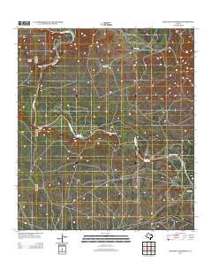 Mustang Waterhole 2013 topographic map thumbnail