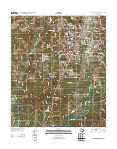 Nacogdoches South 2013 topographic map thumbnail