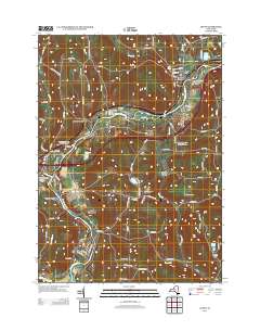 Afton 2013 topographic map thumbnail