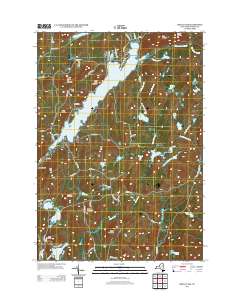 Brant Lake 2013 topographic map thumbnail