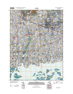 Amityville 2013 topographic map thumbnail