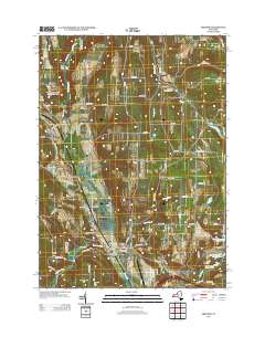 Arkport 2013 topographic map thumbnail