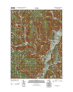 Breakabeen 2013 topographic map thumbnail