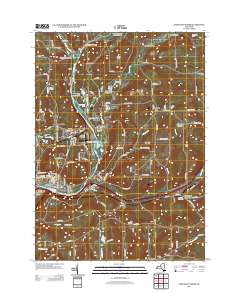 Chenango Forks 2013 topographic map thumbnail