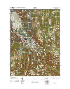 Dansville 2013 topographic map thumbnail