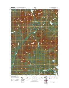 Debar Mountain 2013 topographic map thumbnail