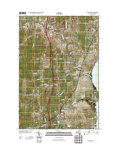 Champlain 2013 topographic map thumbnail