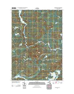 Childwold 2013 topographic map thumbnail