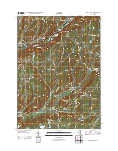 Charlotteville 2013 topographic map thumbnail