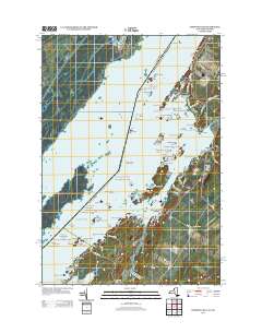 Chippewa Bay 2013 topographic map thumbnail