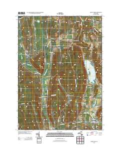 DeRuyter 2013 topographic map thumbnail