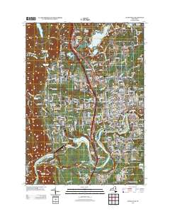 Glens Falls 2013 topographic map thumbnail