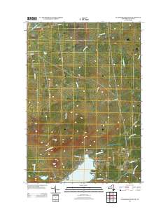 Ellenburg Mountain 2013 topographic map thumbnail