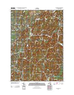 Claverack 2013 topographic map thumbnail