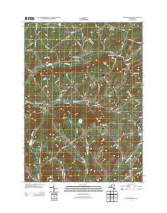 Harpersfield 2013 topographic map thumbnail