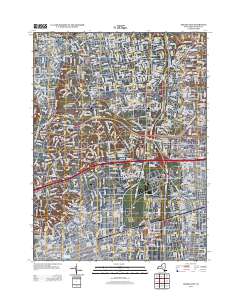 Greenlawn 2013 topographic map thumbnail